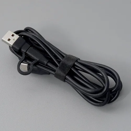 Vista 8 de RK ROYAL KLUDGE Cable de teclado USB C 6 pies - 60 W, cable de teclado de carga rápida 3.1 A, cable de carga USB 2 en 1 USB AC a USB para teclado