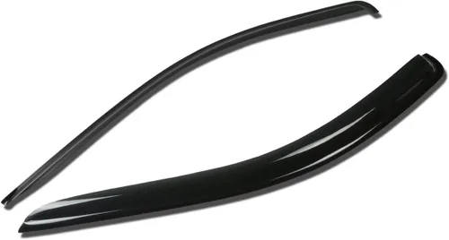 Vista 22 de Auto Dynasty 2 piezas viseras de ventana con cinta adhesiva protector de lluvia compatible con Dodge Stratus Chrysler Sebring 2001-2005 Cupé de 2