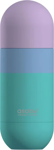 Vista 10 de Asobu Orb - Botella de agua de viaje con aislamiento de doble pared de acero inoxidable, 14 onzas (negro)