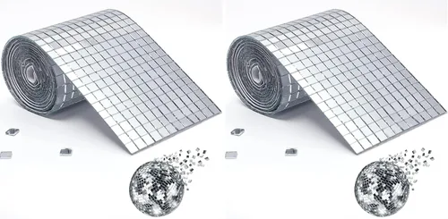Vista 11 de PP OPOUNT 2160 azulejos de espejo autoadhesivos, calcomanías de bola
