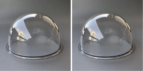 Vista 10 de Cubierta de Domo Transparente de Policarbonato PC Impermeable para Exteriores de 4.3 Pulgadas - Carcasa Protectora Óptica Redonda Transparente