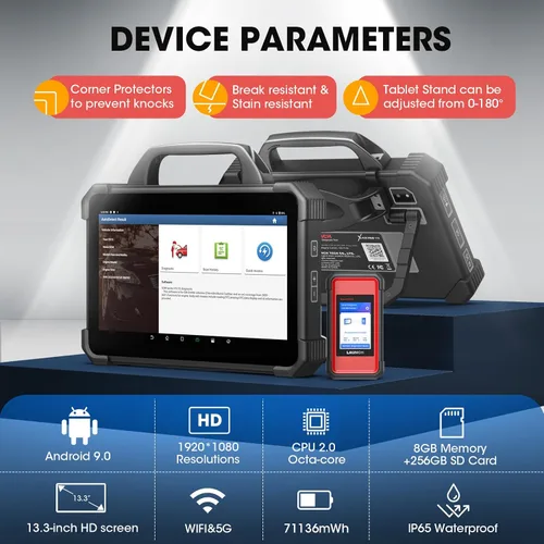 Vista 8 de Launch X431 PAD VII (7) Elite 2026 Escáner de gama alta, herramienta de programación J2534 Intelligent Diagnostic Tool with Smartlink C, Topology