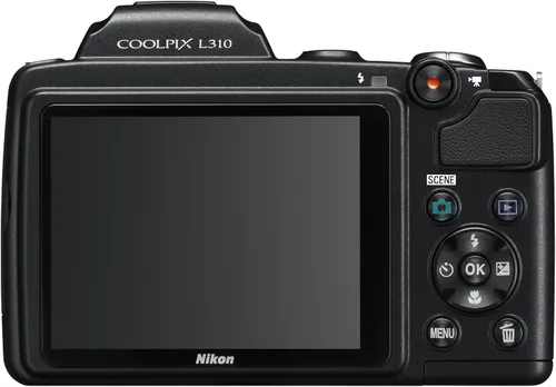 Vista 2 de Nikon Coolpix L310 Cámara digital de 14.1MP con zoom óptico de 21x - NEGRO