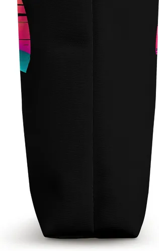 Vista 3 de Streetwear Synthwave 80s 90s Catzilla graphic Cat Japanese Tote Bag