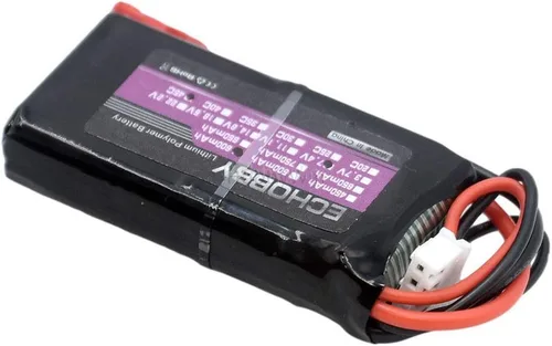 Vista 7 de 7.4V 2S 600mAh 45C LiPo Batería JST Plug para RC Modelo Avión Helicóptero Multirotor FPV Drone RC Quadcopter