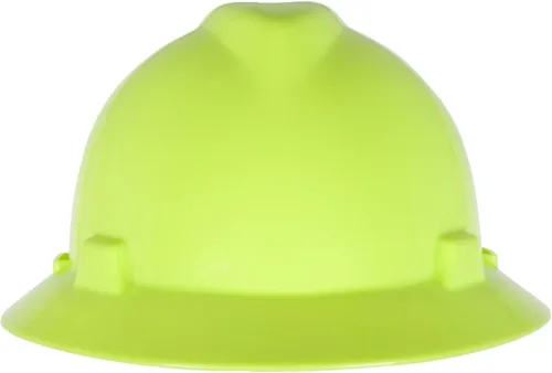 Vista 25 de MSA V-Gard Casco de Ala Completa con Suspensión - Carcasa de Polietileno, Protección Superior contra Impactos y Correas de Corona Autoajustables
