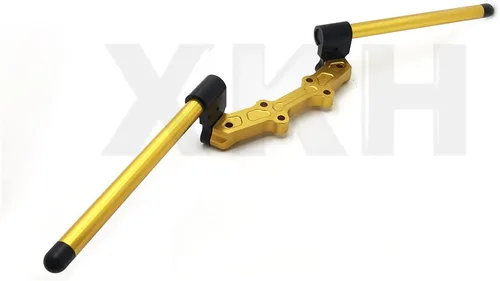Vista 7 de XKH - Juego de placa adaptador y manillar para Yamaha MT-07 FZ-07 2014-2017, color dorado