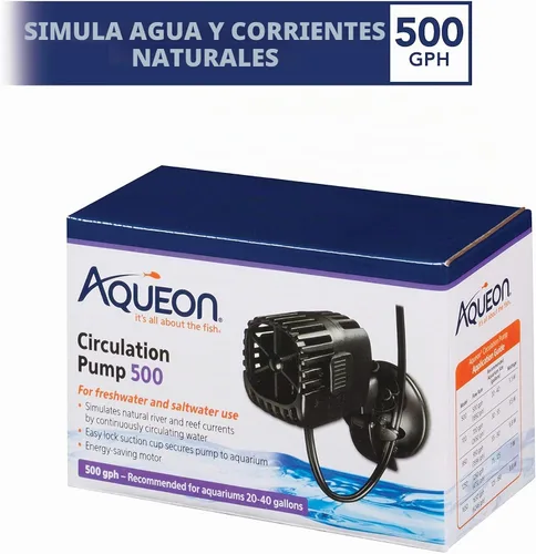 Vista 2 de Bomba de circulación Aqueon 500 GPH, bomba de agua para acuarios