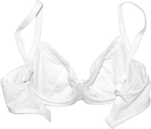 Vista 7 de frugue Sujetador reductor de encaje transparente sin forro para mujer