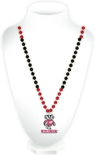 Vista 16 de Rico Industries NCAA Fan Shop - Cuentas estilo Mardi Gras con logotipo del equipo 3-Color del
