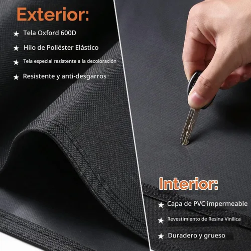 Vista 2 de 6755 Cubierta de parrilla para parrilla Char-Griller Akorn Kamado, Blcak