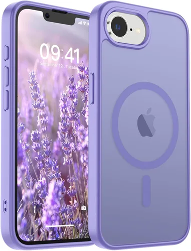 Vista 267 de SUPFINE Funda magnética para iPhone SE 2022 (3ª)/2020 (2ª), iPhone 8 (compatible con MagSafe) (protección contra caídas de grado militar), funda