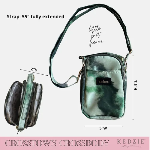 Vista 3 de KEDZIE Crosstown - Bolso cruzado con cremallera y correa ajustable
