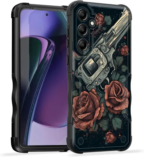 Vista 554 de Funda para Galaxy A14 5G, [Doble Capa][Protección contra Caídas de Grado Militar de 10 Pies] [Antideslizante] Funda Resistente a Prueba de Golpes