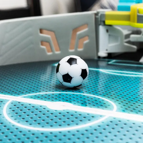 Vista 9 de Franklin Sports Mini juego de tiro de fútbol de mesa - Juego de mesa de fútbol estilo arcade para todas las edades- Marcador LED electrónico
