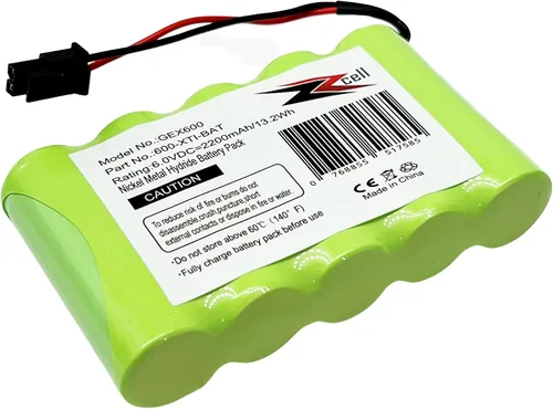 Vista 2 de ZZcell® Reemplazo de batería para GE Interlogix Simon Xti, XTi-5 Sistema de Seguridad de Alarma 600-XTI-BAT Panel de Control Inalámbrico 6V 2200mAh