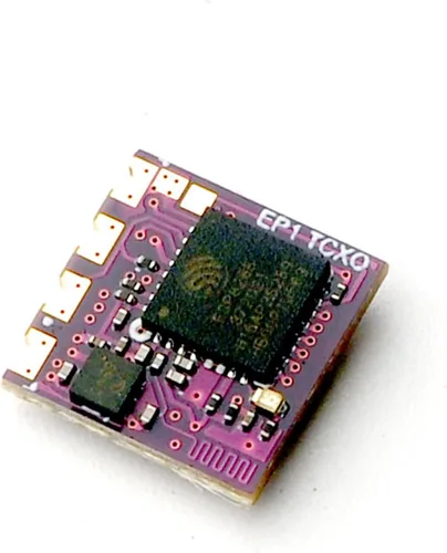 Vista 2 de Happymodel EP1 TCXO ELRS FPV Receptor - 2.4 GHz ExpressLRS Nano Receptor Drone RX Módulo con antena UFL T de 1.575 in y 3.543 in para FPV Drone Tiny