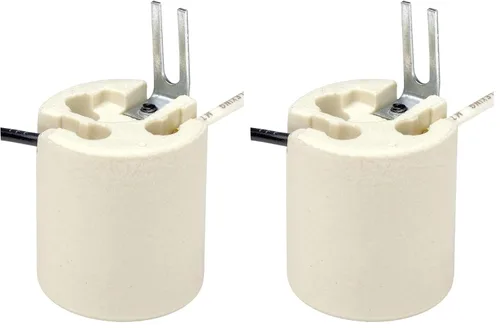Vista 2 de Leviton Base media, de una pieza, sin llave, incandescente, portalámparas de porcelana sin esmaltar, 8052-1, blanco