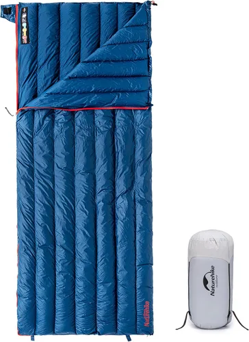 Vista 10 de Naturehike Ultralight Backpacking RDS Down Sleeping Bag for Adults, 650 Fill Power Sleeping Bag for 42/52℉, 20oz Compact Lightweight Sleeping Bags