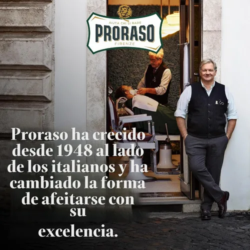 Vista 4 de Proraso Bálsamo para después del afeitado, protector e hidratante con aloe vera y vitamina E para piel seca, 3.4 onzas líquidas (paquete de 1)