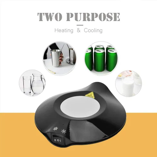 Vista 3 de Enfriador de bebidas USB, calentador de cama, calentador de cerveza, portavasos para automóvil y posavasos de enfriamiento, enfriador eléctrico