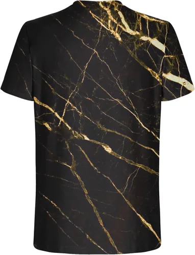Vista 4 de Dealovy Talla Grande para Hombres Camiseta Blusas Estampado Piedra mármol Camisetas Cuello Redondo Camisa Manga Corta Tie Dye