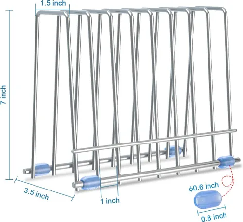Vista 5 de IDEATECH Paquete de 2 bolsas de almacenamiento reutilizables, estante de secado para bolsas de alimentos, sándwich/aperitivos, soporte inoxidable