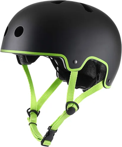 Vista 17 de Casco de patineta, casco BMX, casco multideporte, casco de bicicleta para niños, jóvenes, hombres, mujeres