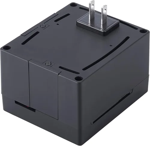 Vista 4 de Vilros Raspberry Pi Plug 'n' Pi- A Raspberry Pi Funda y fuente de alimentación Todo en uno Solución (Pi 4, Negro)