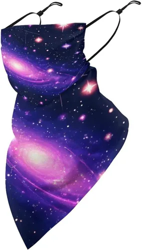 Vista 29 de Bufanda reutilizable con protección solar UV para las orejas, bandana reutilizable para la cara Color985
