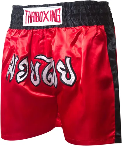 Vista 3 de SIAMKICK Pantalones cortos Muay Thai para niños (4 años - 12 años) boxeo Kickboxing MMA entrenamiento para niños y niñas