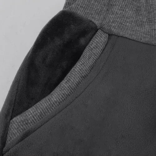 Vista 5 de Pantalones deportivos de terciopelo para mujer, pantalones deportivos de terciopelo suave, pierna recta, cintura alta, para correr, entrenamiento