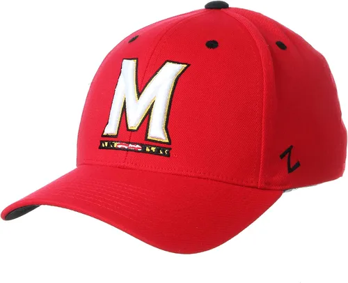 Vista 63 de ZHATS - Sombrero ajustado elástico para hombre de la NCAA, color del