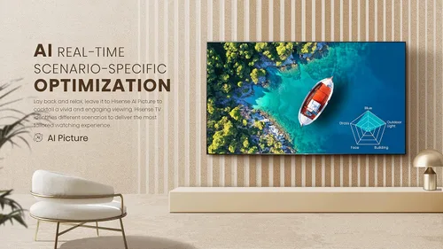 Vista 21 de Hisense ULED 4K Premium 65U6H Quantum Dot QLED Series Smart Google TV de 65 pulgadas, Dolby Vision Atmos, control remoto por voz, compatible