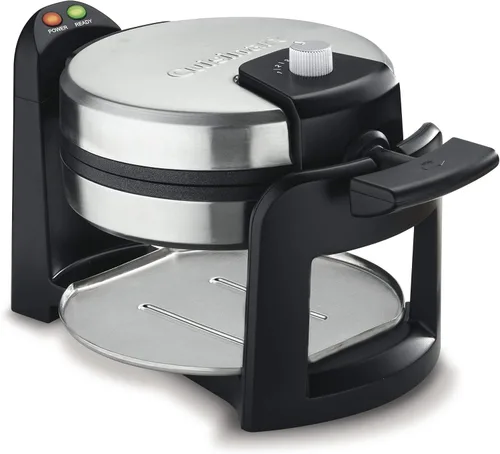 Vista 9 de Cuisinart - Máquina para hacer gofres belga de doble vuelta, acero inoxidable, 1400 W