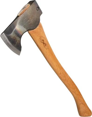 Vista 8 de COUNCIL TOOL Funda de Cuero - Cubierta de Punta de Hacha para Paquete de Manualidades de Madera con Anillas en D para Correa de Hombro, Fabricada