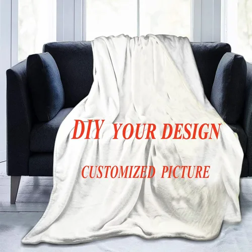 Vista 7 de IEK Mantas personalizadas con fotos, texto, manta personalizada con imagen, manta personalizada para hermana, manta de fotos personalizada con mis