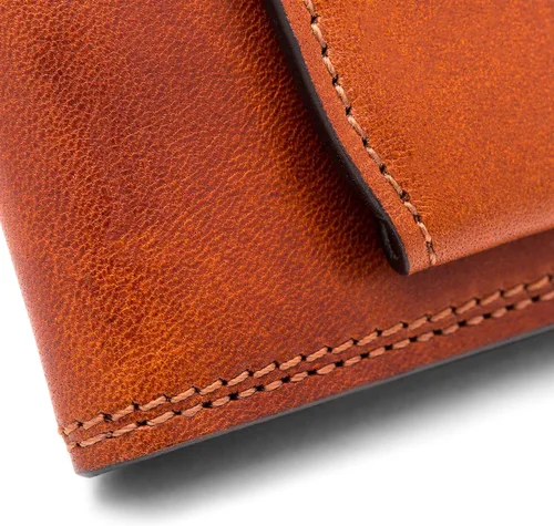 Vista 6 de Bosca - Cartera de piel italiana con cierre magnético para hombre