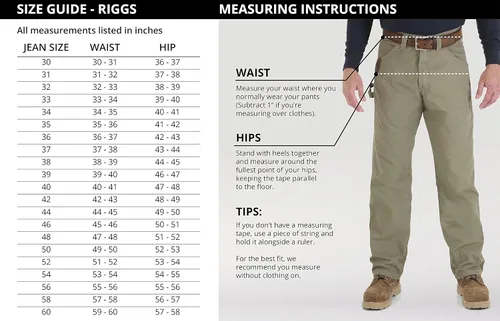 Vista 7 de Wrangler Riggs Workwear Jean Workhorse para hombre
