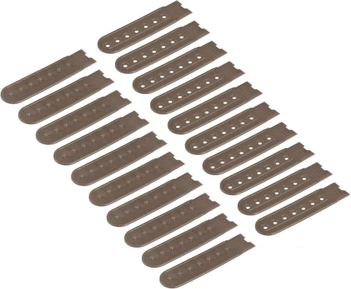 Vista 46 de uxcell Tapa de correa Snapback, agujeros de plástico ajustable sombrero broche hebilla reemplazo para reparación de tapas