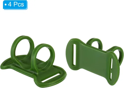 Vista 3 de PATIKIL Soporte para linterna frontal, 4 piezas de silicona suave de alta elasticidad, manos libres, soporte de repuesto para linterna exterior