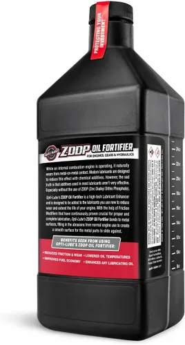Vista 4 de Opti-Lube ZDDP Fortificador de aceite con modificadores de zinc y fricción, 1 cuarto de galón Reduce la fricción y el desgaste, reduce