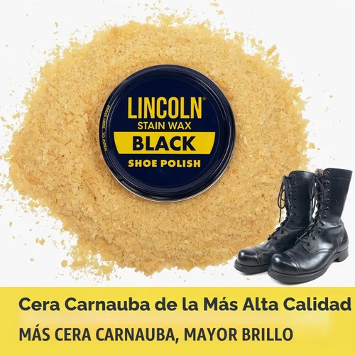 Vista 3 de Lincoln Cera para pulir zapatos - 2-1/8 oz Fabricado en Estados Unidos desde 1925