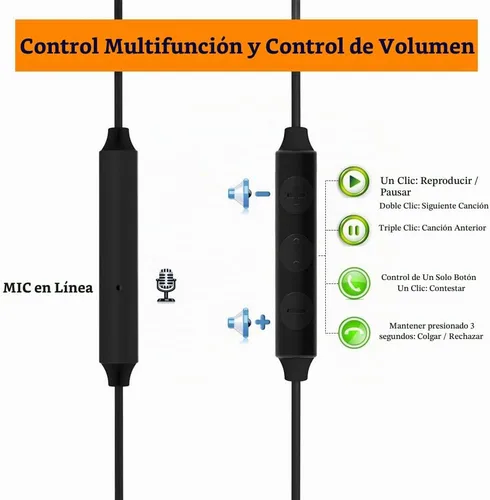 Vista 2 de MAXROCK - Auriculares intrauditivos ultra suaves y cómodos con micrófono y control de volumen, bloqueadores de sonido para dormir, ronquidos, hora