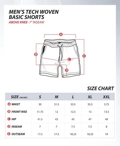 Vista 7 de Southpole Pantalones cortos de nailon resistentes al agua de secado rápido para hombre con entrepierna