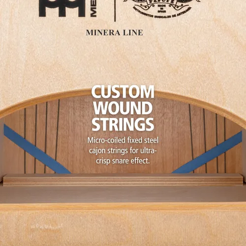 Vista 4 de Cajón de cuerdas Artisan Edition, Limba/Abedul Báltico — HECHO EN ESPAÑA — Línea Minera, 2 AÑOS DE GARANTÍA
