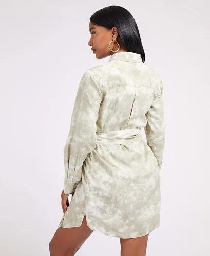 Vista 2 de GUESS Vestido de manga larga Shonda para mujer