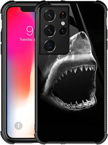 Vista 34 de Funda compatible con Samsung Galaxy S21, diseño de elefantes africanos, diseño increíble a prueba de golpes, antiarañazos, carcasa trasera