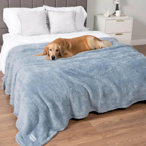Vista 22 de PetAmi Manta de felpa suave para perros y gatos, pequeña de 24 x 32