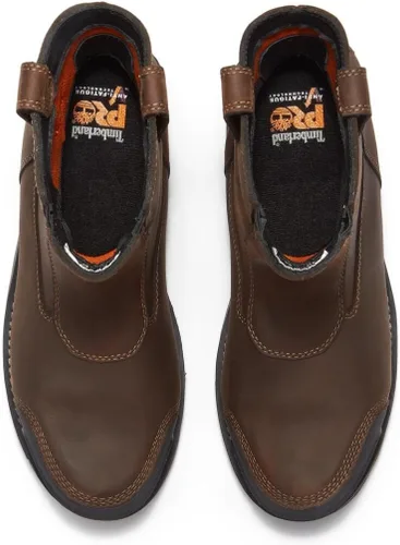 Vista 5 de Timberland PRO Men's True Grit Chelsea Composite Safety Toe Waterproof Marrón oscuro V1